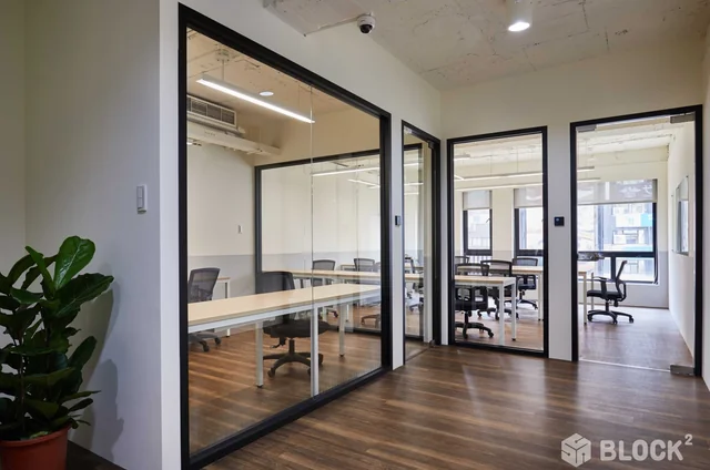 Professional business meeting in modern workspace